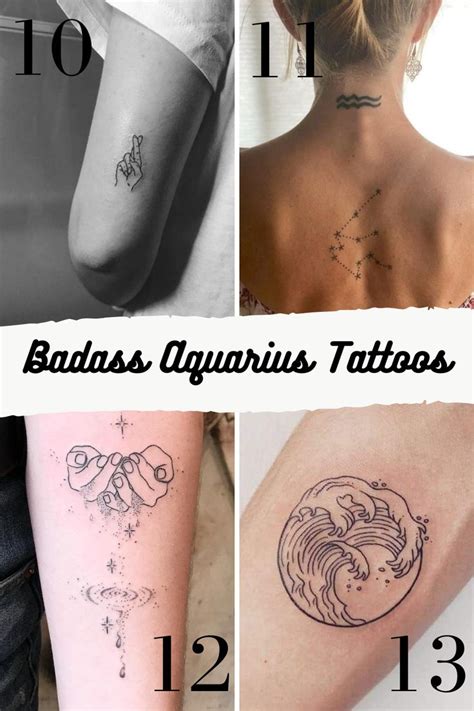 male aquarius tribal tattoo designs|Unique Aquarius Tattoo Ideas for Men